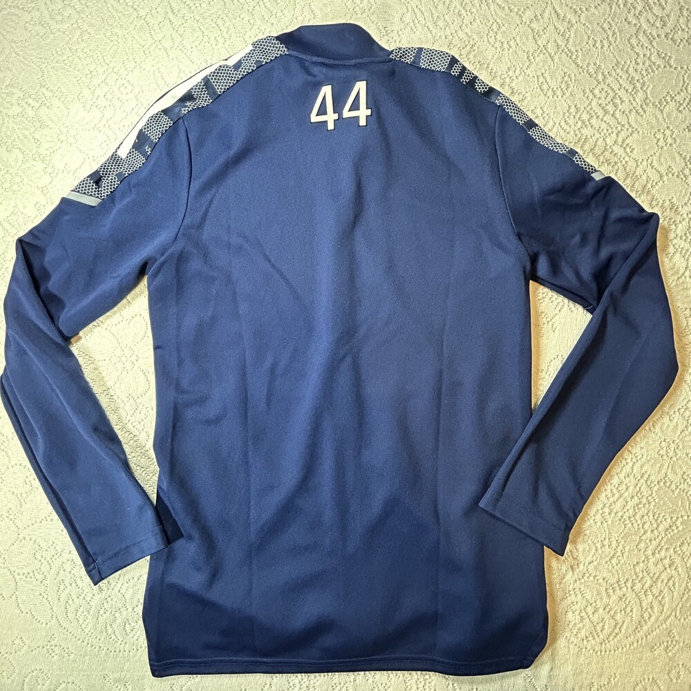 Sporting St Louis Adidas Soccer Zip Up Jacket Size M Blue #44 - Picture 10 of 11